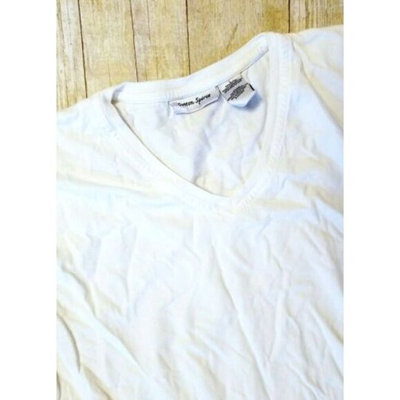 Set Lot of 3 Woman's Short Sleeve Tee Shirt Tops ASSORTED COLORS size LARGE - Picture 10 of 10